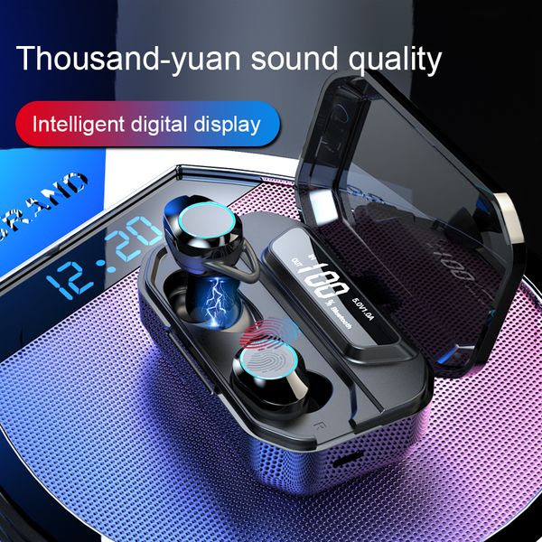 9D Stereo G02 TWS 5,0 Bluetooth наушники Беспроводные наушники IPX7 водонепроницаемый наушники 3
9D Stereo G02 TWS 5,0 Bluetooth наушники Беспроводные наушники IPX7 водонепроницаемый наушники 3