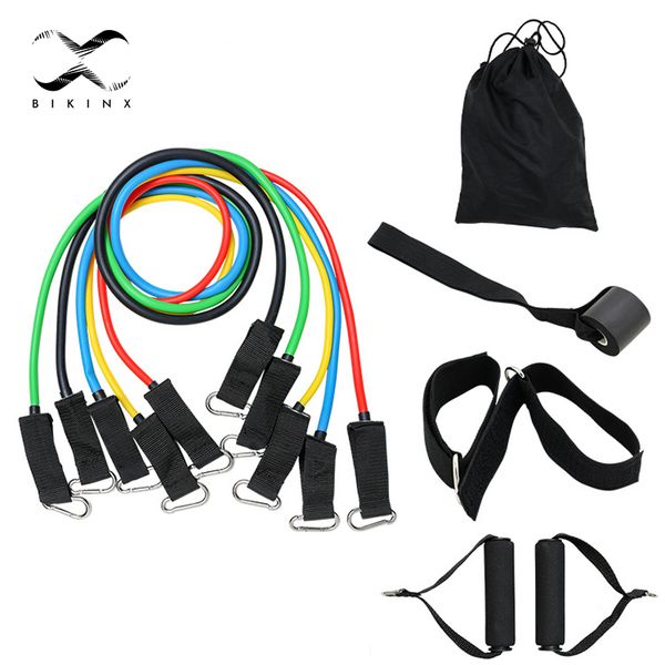 11pcs resistance bands set expander yoga exercise fitness rubber tubes band stretch training home gyms workout elastic pull rope
11pcs resistance bands set expander yoga exercise fitness rubber tubes band stretch training home gyms workout elastic pull rope