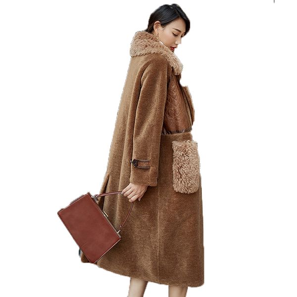 autumn winter coat women clothes 2018 korean real fur coat 100% wool jacket vintage sheep shearling fur long coats zt1059, Black
autumn winter coat women clothes 2018 korean real fur coat 100% wool jacket vintage sheep shearling fur long coats zt1059, Black