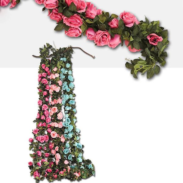 pretty simulate rose rattan elegant vine hanging pendent wedding party yard railing garden home wall decoration
pretty simulate rose rattan elegant vine hanging pendent wedding party yard railing garden home wall decoration