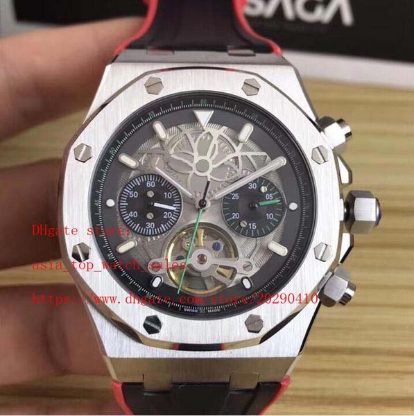 2020 супер часы royal 26347 tourbillon ажурные 42мм sapphire светящимся циферблатом за прозрачные часы механические автоматические мужские, Slivery;brown
2020 супер часы royal 26347 tourbillon ажурные 42мм sapphire светящимся циферблатом за прозрачные часы механические автоматические мужские, Slivery;brown