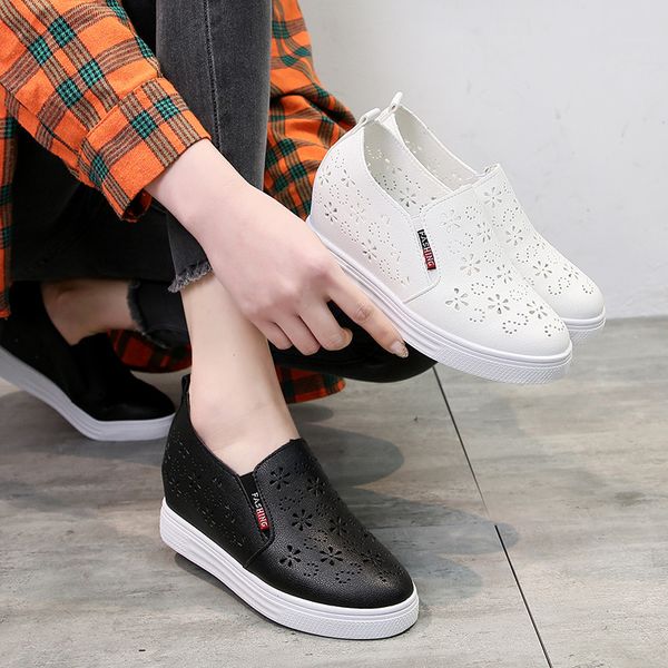 round toe slip on shoes for women all-match female footwear increas height 2020 fashion women's casual sneaker platform, Black
round toe slip on shoes for women all-match female footwear increas height 2020 fashion women's casual sneaker platform, Black