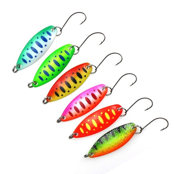 fishing spoons trout lures 6 pcs/lot 3.5g 3.4cm metal casting jig lures with single hook fishing lures
fishing spoons trout lures 6 pcs/lot 3.5g 3.4cm metal casting jig lures with single hook fishing lures
