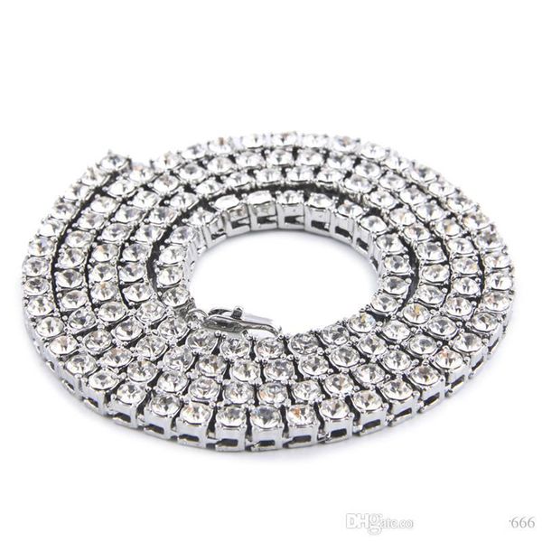 hip hop necklace bling iced out gold plated rhinestones crystal cuban link chain men necklace jewelry, Silver
hip hop necklace bling iced out gold plated rhinestones crystal cuban link chain men necklace jewelry, Silver