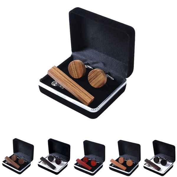 maxi cufflink tie clip wooden round cufflinks handmade men's cufflinks tie clips set special gifts with box for wedding, Black;gray
maxi cufflink tie clip wooden round cufflinks handmade men's cufflinks tie clips set special gifts with box for wedding, Black;gray
