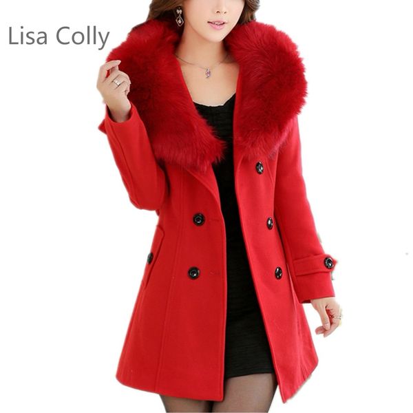 lisa colly plus 5xl spring autumn women's fashion fur collar double-breasted overcoat coats high-quality women jacket streetwear, Black;brown
lisa colly plus 5xl spring autumn women's fashion fur collar double-breasted overcoat coats high-quality women jacket streetwear, Black;brown