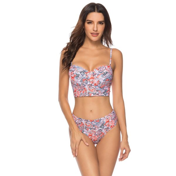 womail swimwear women's boho swimwear strap swimsuit push up padded two piece bikini costumi da bagno donna
womail swimwear women's boho swimwear strap swimsuit push up padded two piece bikini costumi da bagno donna