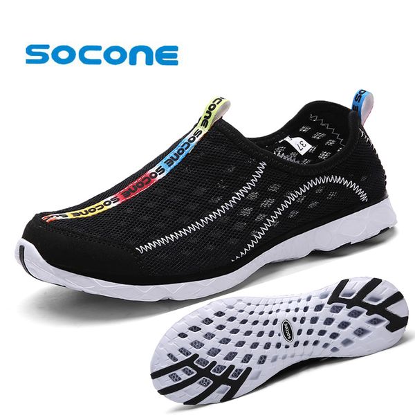 men summer running shoes women sneakers mesh men beach water shoes plus size