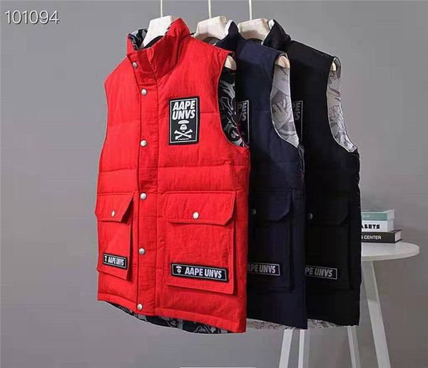 mens designer jacket vest parka down coat sleeveless brand windbreaker for men women warm brand coat vest luxury double-sided wear jacket, Black;white
mens designer jacket vest parka down coat sleeveless brand windbreaker for men women warm brand coat vest luxury double-sided wear jacket, Black;white