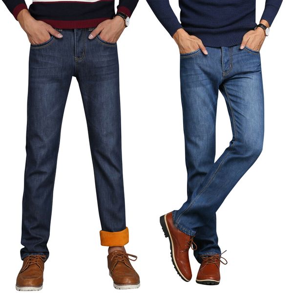 men winter thermal jeans fleeced lined denim long pants casual warm trousers for office travel fea889, Blue
men winter thermal jeans fleeced lined denim long pants casual warm trousers for office travel fea889, Blue