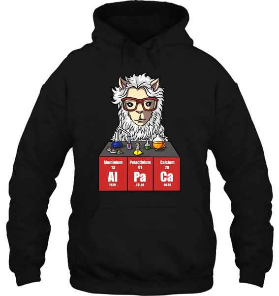 men hoodie chemistry alpaca cute llama science teacher llama science women streetwear, Black
men hoodie chemistry alpaca cute llama science teacher llama science women streetwear, Black