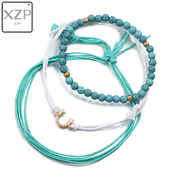 xzp boho 3 pcs/set multilayer turquoises beads stretch women bracelet elastic bangle rope chain for women multi layer bangle, Black
xzp boho 3 pcs/set multilayer turquoises beads stretch women bracelet elastic bangle rope chain for women multi layer bangle, Black