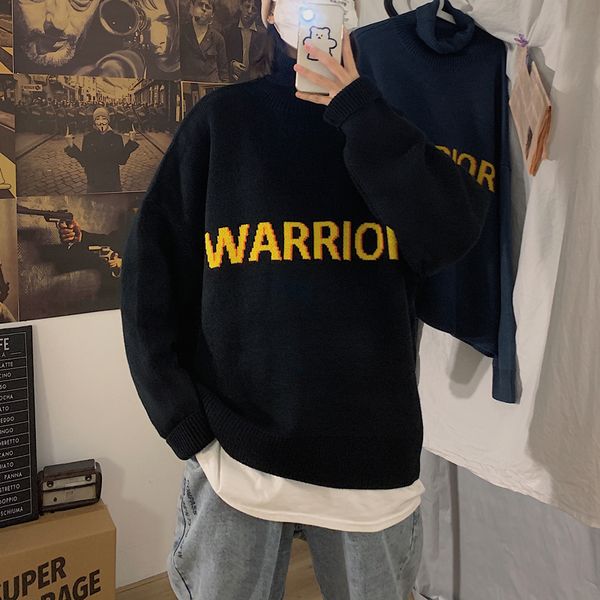 winter thick turtleneck sweater men's warm fashion letter knit pullover men wild loose knitting sweaters male sweter clothes, White;black
winter thick turtleneck sweater men's warm fashion letter knit pullover men wild loose knitting sweaters male sweter clothes, White;black