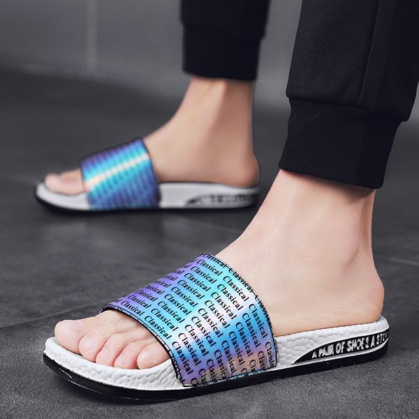 men's shoes sandals and slippers bright surface slippers summer thick bottom indoor and outdoor sandals anti-slip men's word slipp, Black
men's shoes sandals and slippers bright surface slippers summer thick bottom indoor and outdoor sandals anti-slip men's word slipp, Black