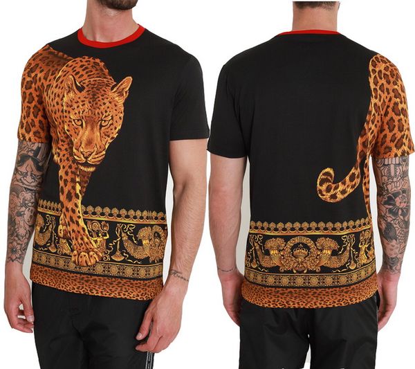 2019 Leopard T-Shirt For Men Luxury Design Contrast Color Nice Quality Popular Design Top Men's Tee
2019 Leopard T-Shirt For Men Luxury Design Contrast Color Nice Quality Popular Design Top Men's Tee