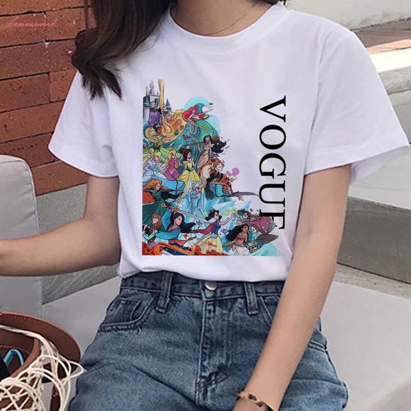 новый vogue лето graphic t shirt женщины эстетическая забавный мультфильм футболка 90с принцессы harajuku tshirt корейский топ женский, White
новый vogue лето graphic t shirt женщины эстетическая забавный мультфильм футболка 90с принцессы harajuku tshirt корейский топ женский, White