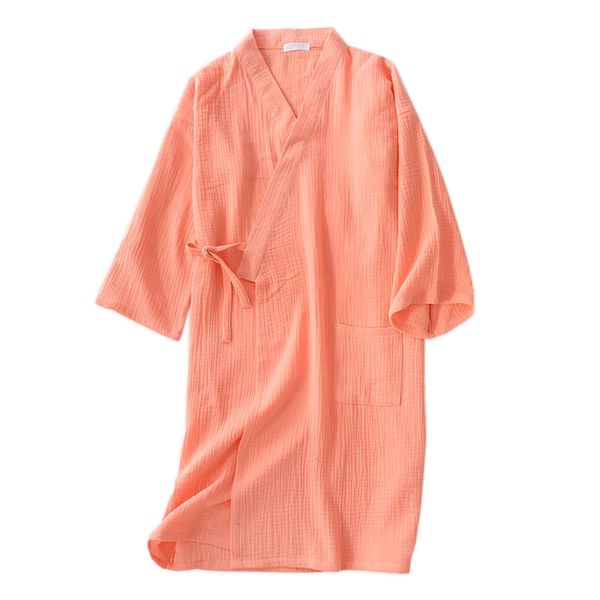 orange fresh kimono robes women bathrobes 100% gauze cotton cute casual summer women nightgowns japanese robes, Black;red
orange fresh kimono robes women bathrobes 100% gauze cotton cute casual summer women nightgowns japanese robes, Black;red