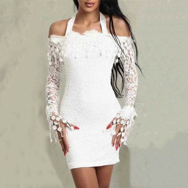 female white mini dress new fahsion off shoulder lace long sleeves short pencil dresses women slim bodycon evening party vestido, Black;gray
female white mini dress new fahsion off shoulder lace long sleeves short pencil dresses women slim bodycon evening party vestido, Black;gray