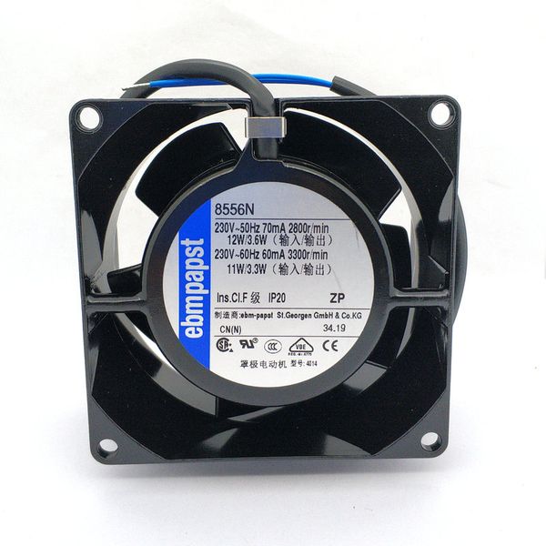 новый оригинальный ebmpapst 8556n 80x80x38mm управления ac230v степень защиты ip20 полный металлический охлаждающий вентилятор аксиального п
новый оригинальный ebmpapst 8556n 80x80x38mm управления ac230v степень защиты ip20 полный металлический охлаждающий вентилятор аксиального п