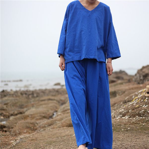 origoods solid cotton linen blosue pants sets women plus size summer wide leg pants shirt sets women trousers d035, Gray
origoods solid cotton linen blosue pants sets women plus size summer wide leg pants shirt sets women trousers d035, Gray