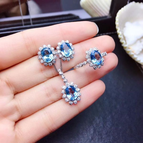 natural blue z gem s925 silver ring pendant earrings natural gemstone jewelry set diana round sun flower girl gift jewelry, Black
natural blue z gem s925 silver ring pendant earrings natural gemstone jewelry set diana round sun flower girl gift jewelry, Black