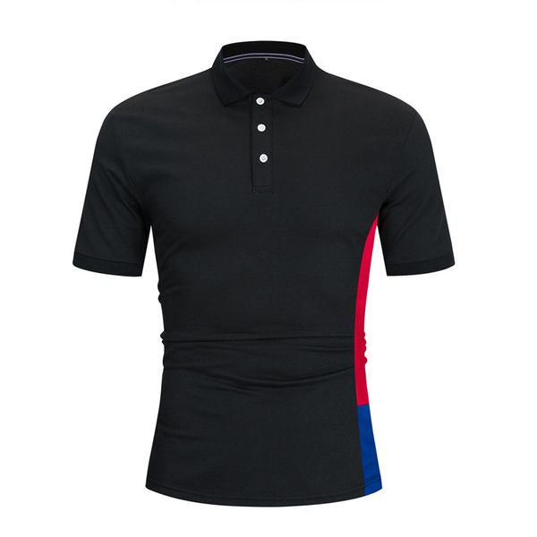 designers mens lapel neck contrast color printed mens casual short sleeve male tees fashion mens polos, White;black
designers mens lapel neck contrast color printed mens casual short sleeve male tees fashion mens polos, White;black