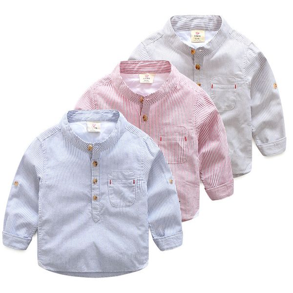 2018 boys striped shirts spring autumnl children clothing casual button long-sleeved cool tees kids baby boy shirts, White;black
2018 boys striped shirts spring autumnl children clothing casual button long-sleeved cool tees kids baby boy shirts, White;black
