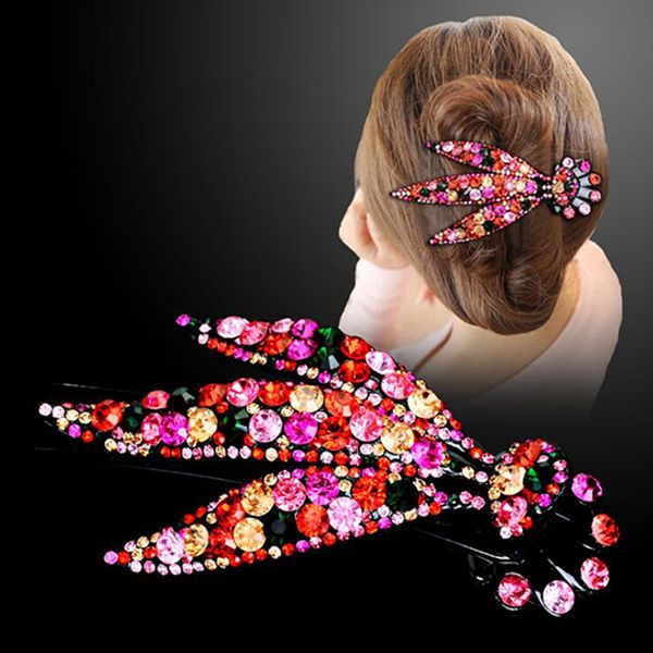 women fashion crystal hairpin clip rhinestone large duckbill clip hair claw girl headdress hair styling tools jewelry, Golden;white
women fashion crystal hairpin clip rhinestone large duckbill clip hair claw girl headdress hair styling tools jewelry, Golden;white