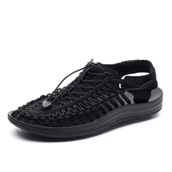 2020 men sandals leather couples leather sandals men breathable comfortable fashion beach big size, Black
2020 men sandals leather couples leather sandals men breathable comfortable fashion beach big size, Black