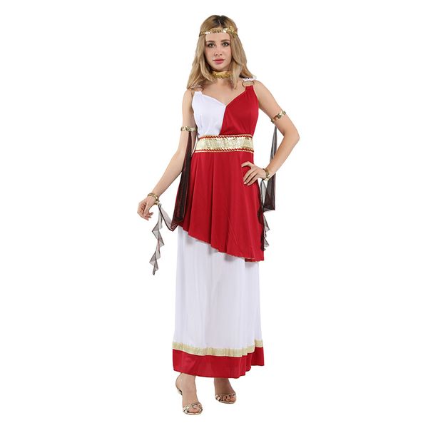 huihonshe ancient greek goddess athena costumes women halloween roman carnival masquerade role play sleeveless long dress, Black;red
huihonshe ancient greek goddess athena costumes women halloween roman carnival masquerade role play sleeveless long dress, Black;red