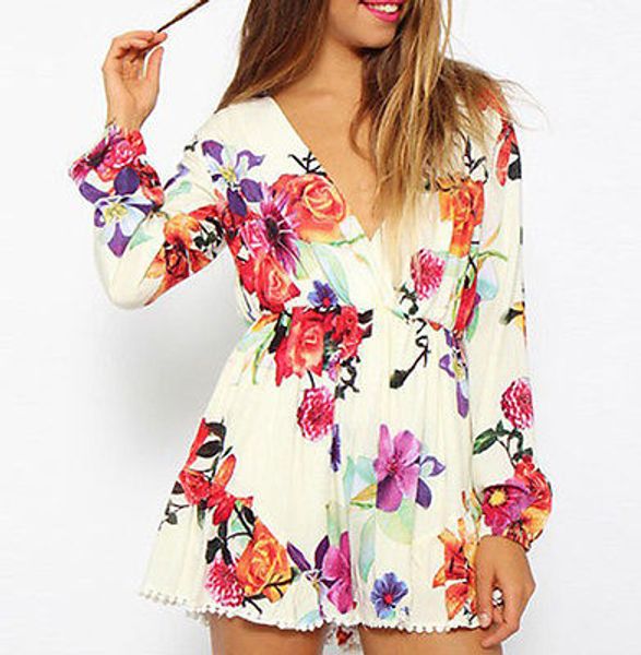 details about fashion deep v-neck long sleeve jumpsuit women casual rompers shorts new autumn clothing wear slim short, Black;white
details about fashion deep v-neck long sleeve jumpsuit women casual rompers shorts new autumn clothing wear slim short, Black;white