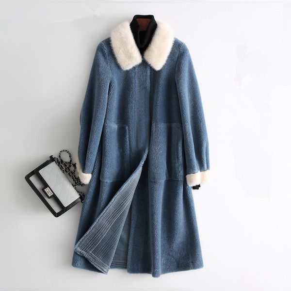 winter jacket women sheep shearling fur 100%wool coat female collar korean vintage pink jacket x2418000msw7203 my1958, Black
winter jacket women sheep shearling fur 100%wool coat female collar korean vintage pink jacket x2418000msw7203 my1958, Black