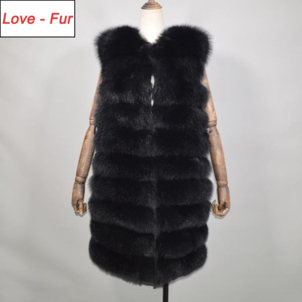 long style luxurious winter thick warm real genuine fur vest 100% real fur gilets outwear waistcoat plus size, Black
long style luxurious winter thick warm real genuine fur vest 100% real fur gilets outwear waistcoat plus size, Black