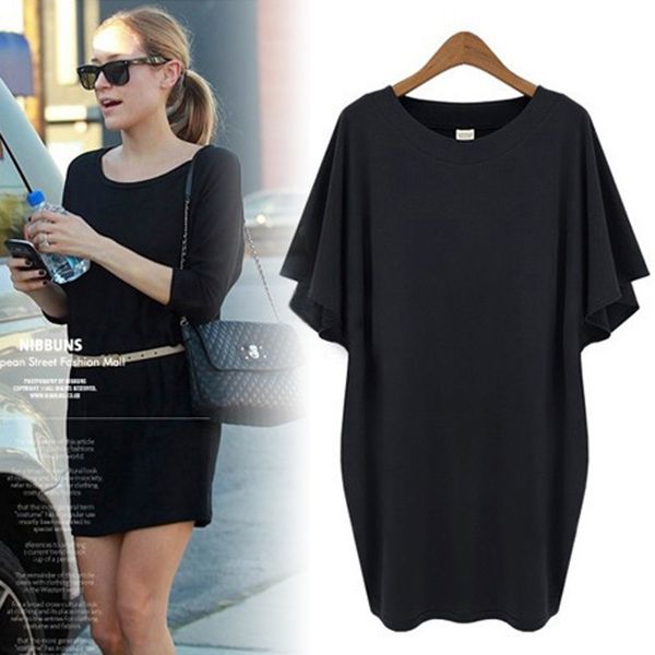 black dressfor women summer round neckshort sleeve simple breathable casual cozy loose beach high street ladies' dresses, Black;gray
black dressfor women summer round neckshort sleeve simple breathable casual cozy loose beach high street ladies' dresses, Black;gray