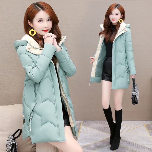 women's down & parkas 2021 cotton padded winter long section jacket thick coat fashion little shorty, Black
women's down & parkas 2021 cotton padded winter long section jacket thick coat fashion little shorty, Black
