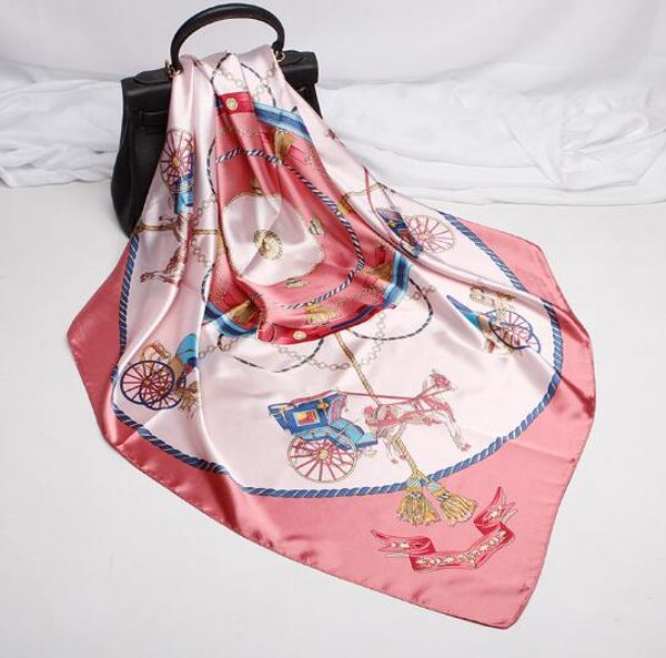 2019 new imitation silk square women's 90 color ding mother's day scarf carriage fringed lady's scarf, Blue;gray
2019 new imitation silk square women's 90 color ding mother's day scarf carriage fringed lady's scarf, Blue;gray