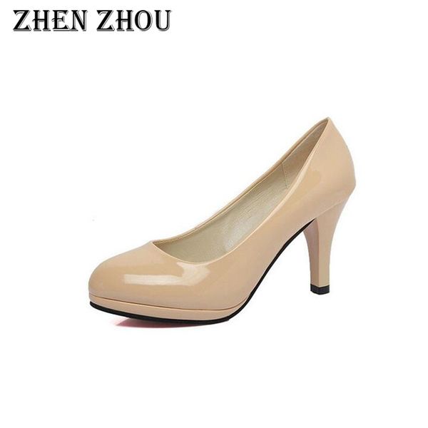women pumps autumn 2018 new style round toe pu slip-on thin heels high heels shallow solid pumps office&career shoes woman, Black;white
women pumps autumn 2018 new style round toe pu slip-on thin heels high heels shallow solid pumps office&career shoes woman, Black;white