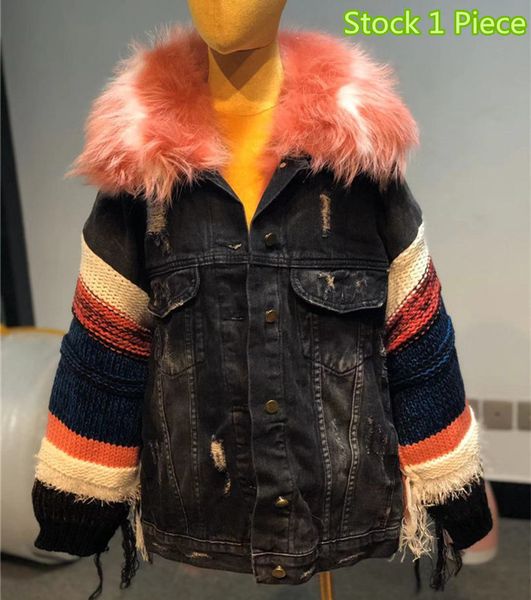 2020 denim parka winter jacket women real fur coat thick warm natural fur liner outerwear, Black
2020 denim parka winter jacket women real fur coat thick warm natural fur liner outerwear, Black
