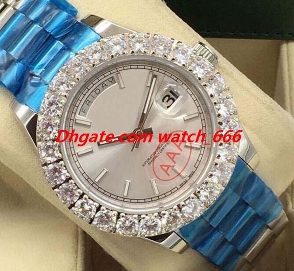 new version luxury watches 8 style 41mm mens 18k white gold bigger diamond automatic fashion men's watch wristwatch, Slivery;brown
new version luxury watches 8 style 41mm mens 18k white gold bigger diamond automatic fashion men's watch wristwatch, Slivery;brown