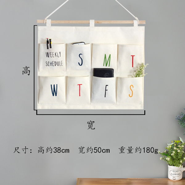 8 pockets wall hanging organizer multipurpose door closet storage bag weekly schedule organizer for office home
8 pockets wall hanging organizer multipurpose door closet storage bag weekly schedule organizer for office home