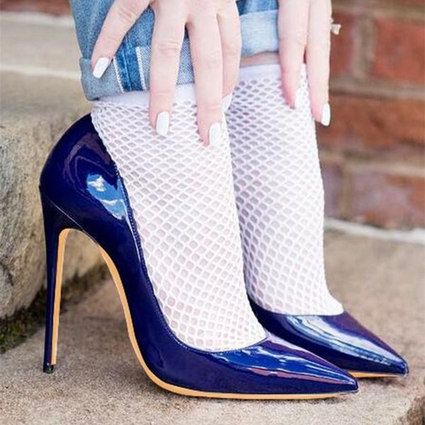 size 33 to 42 to 46 red bottom shoes blue patent leather pointed toe thin heels high heels pumps luxury women designer shoes tradingbear, Black
size 33 to 42 to 46 red bottom shoes blue patent leather pointed toe thin heels high heels pumps luxury women designer shoes tradingbear, Black