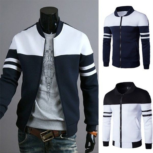 jackets men fashion men's ribbon decoration stitching set casual new men's spring and autumn jacket ropa hombre coats men, Black;brown
jackets men fashion men's ribbon decoration stitching set casual new men's spring and autumn jacket ropa hombre coats men, Black;brown