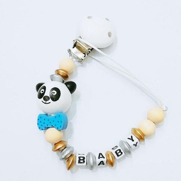 50pcs pacifier clip with name cartoon panda wood beads bpa wooden teething toys pacifier chain
50pcs pacifier clip with name cartoon panda wood beads bpa wooden teething toys pacifier chain