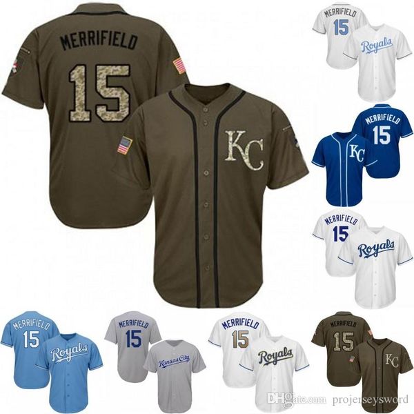 Youth 15 Whit Merrifield Kansas City Jersey 100% Stitched Whit Merrifield Cool Base Royals Baseball Jerseys S-XL Free Shipping
Youth 15 Whit Merrifield Kansas City Jersey 100% Stitched Whit Merrifield Cool Base Royals Baseball Jerseys S-XL Free Shipping