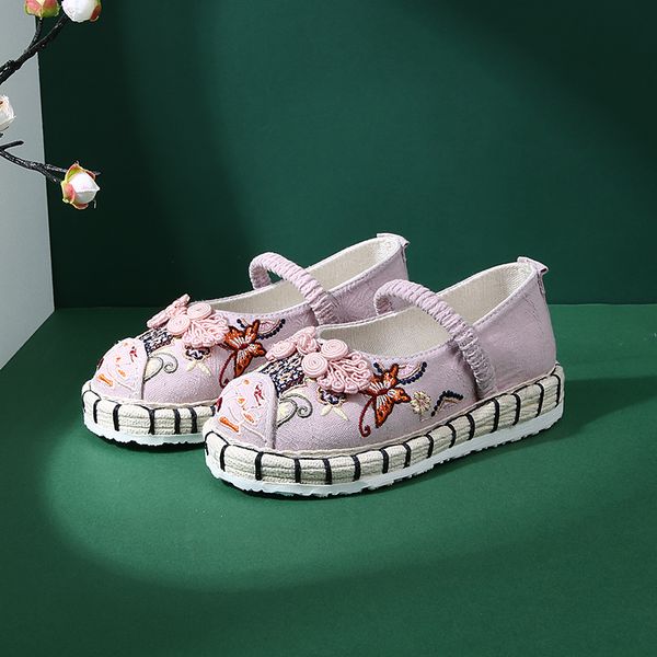 children embroidered comfortable shoes old peking hand made cloth shoes layers bottom girl ancient clothes hanfu's baby, Black
children embroidered comfortable shoes old peking hand made cloth shoes layers bottom girl ancient clothes hanfu's baby, Black