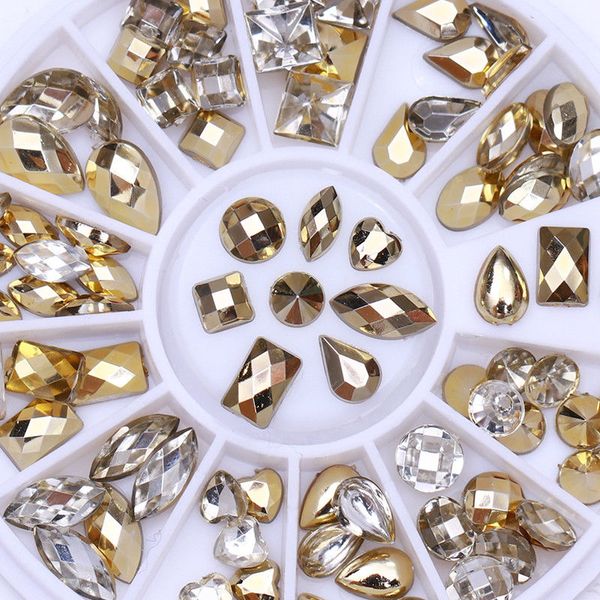 1 box 3d glitter rhinestone crystals ab flat mixed size heart studs stones diy golden nail art decorations diamonds accessories, Silver;gold
1 box 3d glitter rhinestone crystals ab flat mixed size heart studs stones diy golden nail art decorations diamonds accessories, Silver;gold