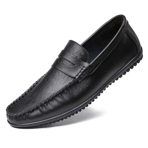 summer new suede leather men loafers moccasins men casual shoes breathable flat boat shoes, Black
summer new suede leather men loafers moccasins men casual shoes breathable flat boat shoes, Black