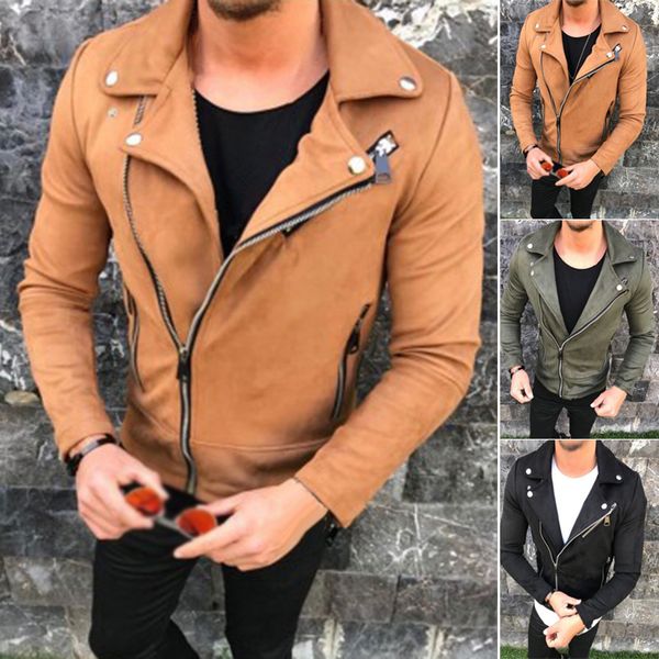 mens coat casual short coat lapel long sleeve zipper outwear warm slim fit male jackets asian size, Black;brown
mens coat casual short coat lapel long sleeve zipper outwear warm slim fit male jackets asian size, Black;brown