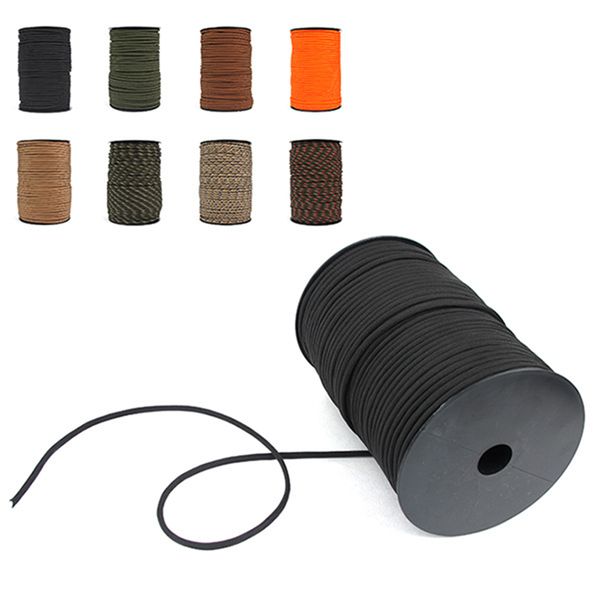 100m 550 type parachute cord paracord lanyard rope 9 strand cores rescue tent hiking rope roll
100m 550 type parachute cord paracord lanyard rope 9 strand cores rescue tent hiking rope roll
