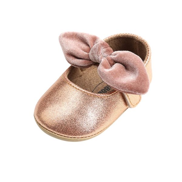 2019 spring new small bow lovely baby girl princess shoes anti-slip soft rubber bottom children casual shoes, Black
2019 spring new small bow lovely baby girl princess shoes anti-slip soft rubber bottom children casual shoes, Black